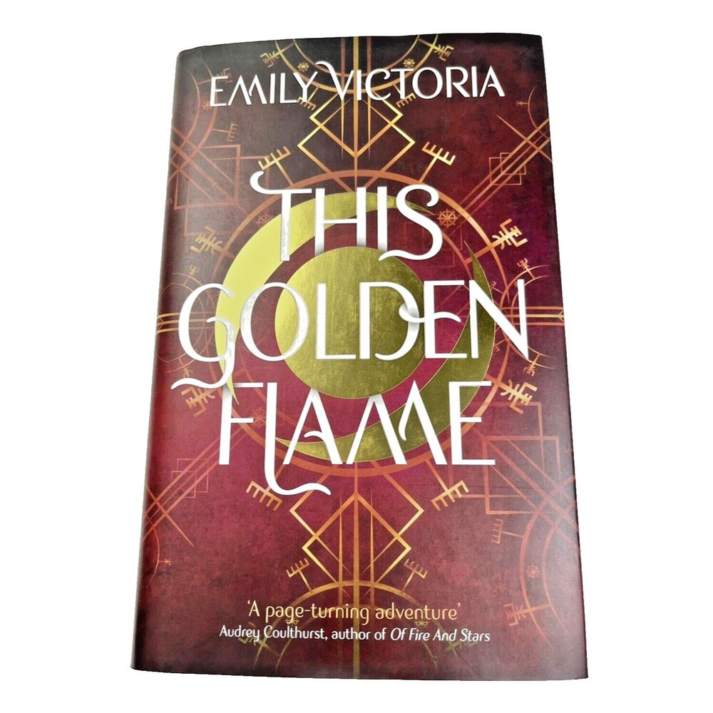 Golden Flame By Emily Victoria Signed First Edition Fairyloot Exclusive Hardback